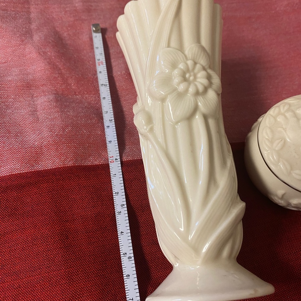 LENOX 2-piece vase + jewelry box set - Picture 5 of 8